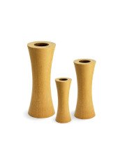 Wooden vase TAILLe in nature oiled as a Vase Set with 3 sizes