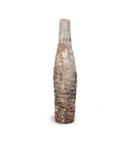 Ausgefallene Deko Vase TINDAYA pur aus verholzter Agave mit Glaseinsatz Höhe 80-100 cm