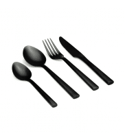 Cutlery LUXXO black plain